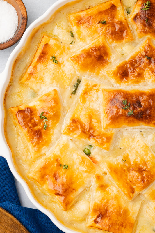 Chicken Pot Pie with Puff Pastry