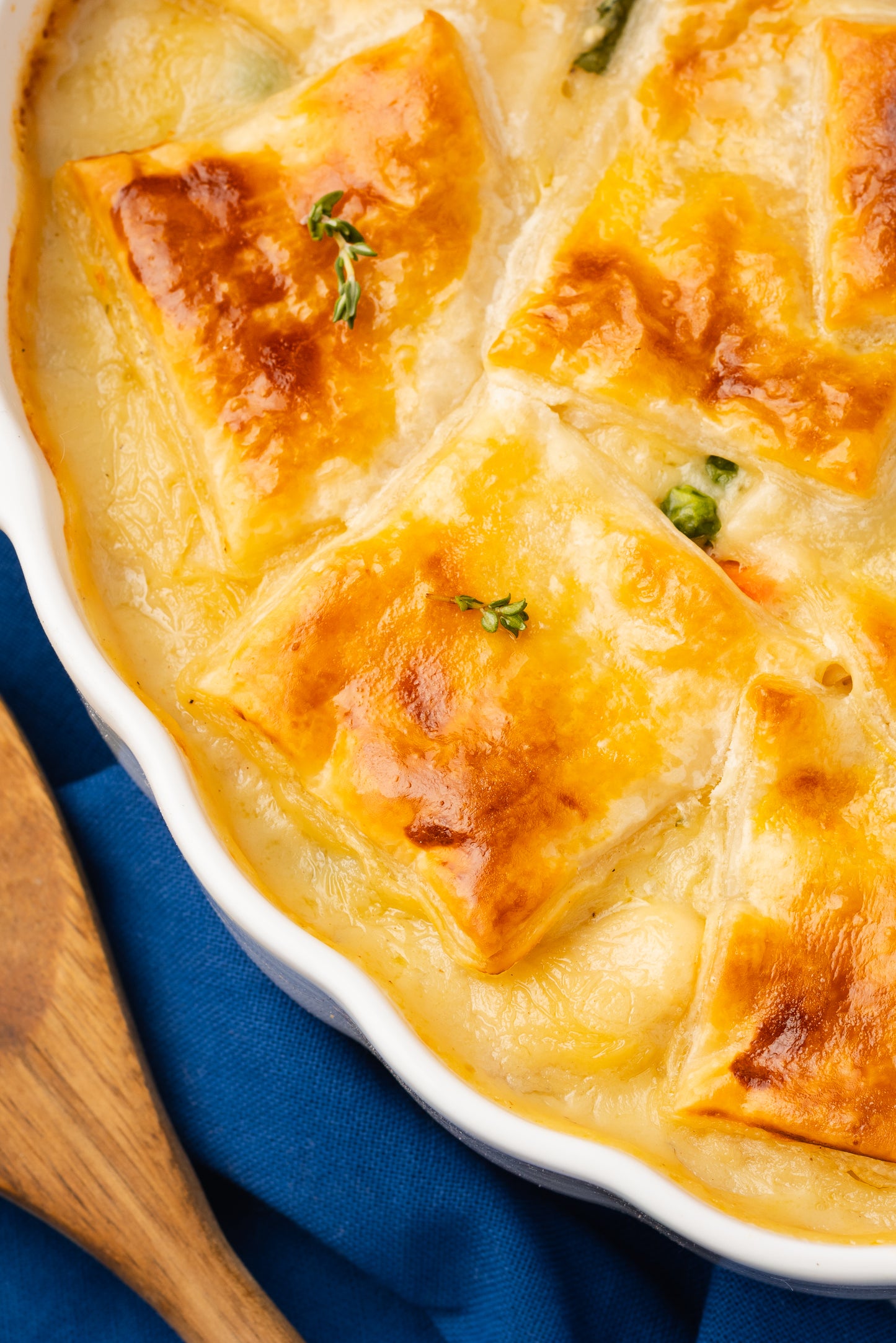 Chicken Pot Pie with Puff Pastry