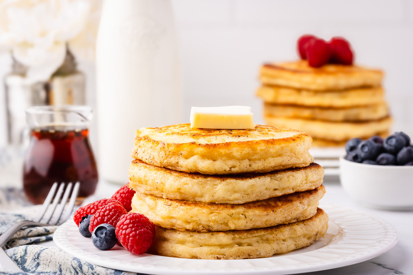 Sourdough discard pancakes