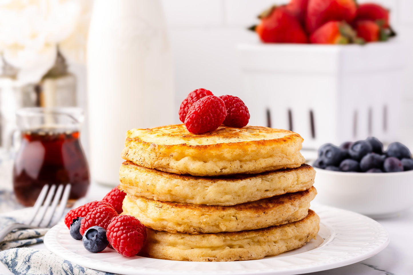 Sourdough discard pancakes