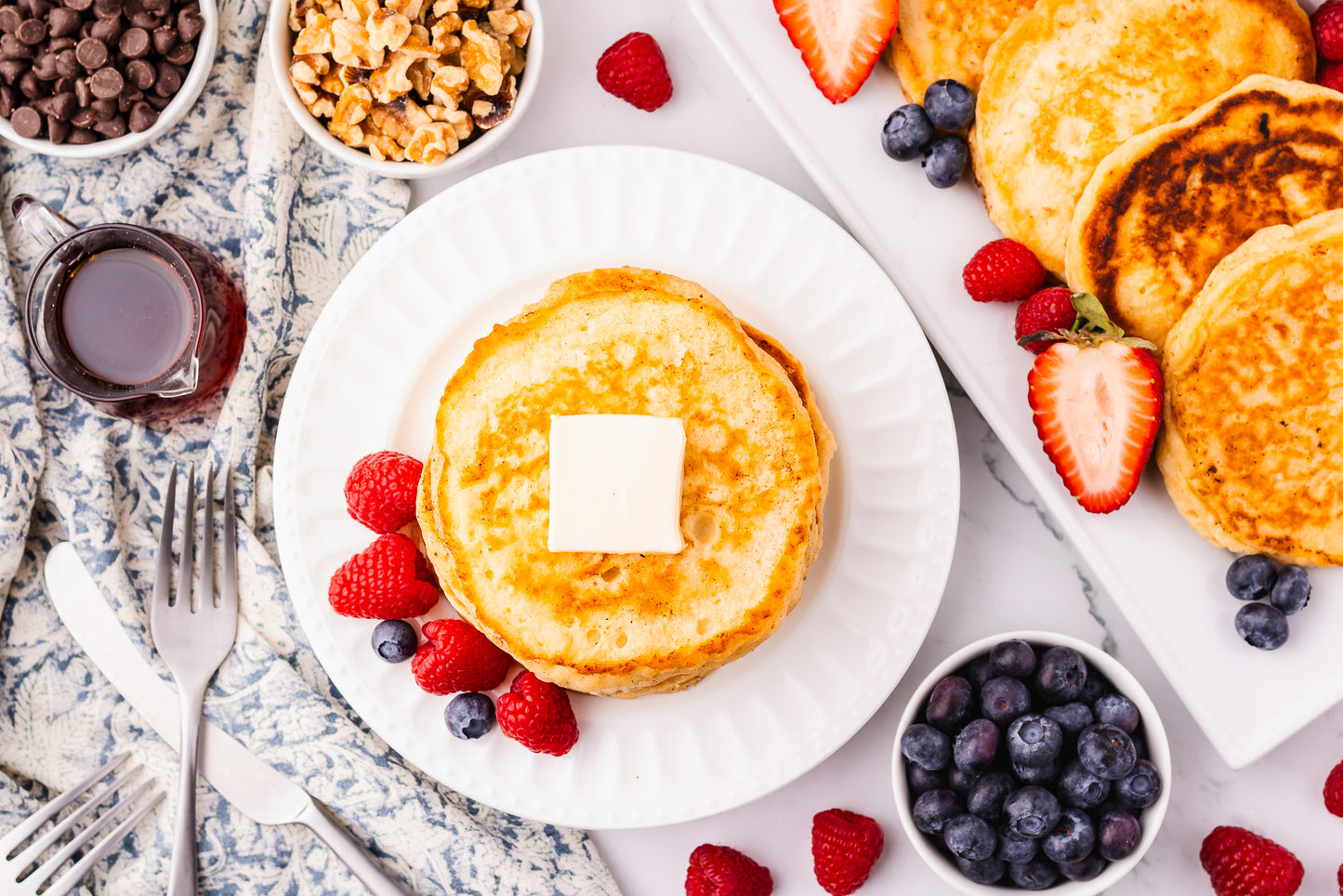 Sourdough discard pancakes