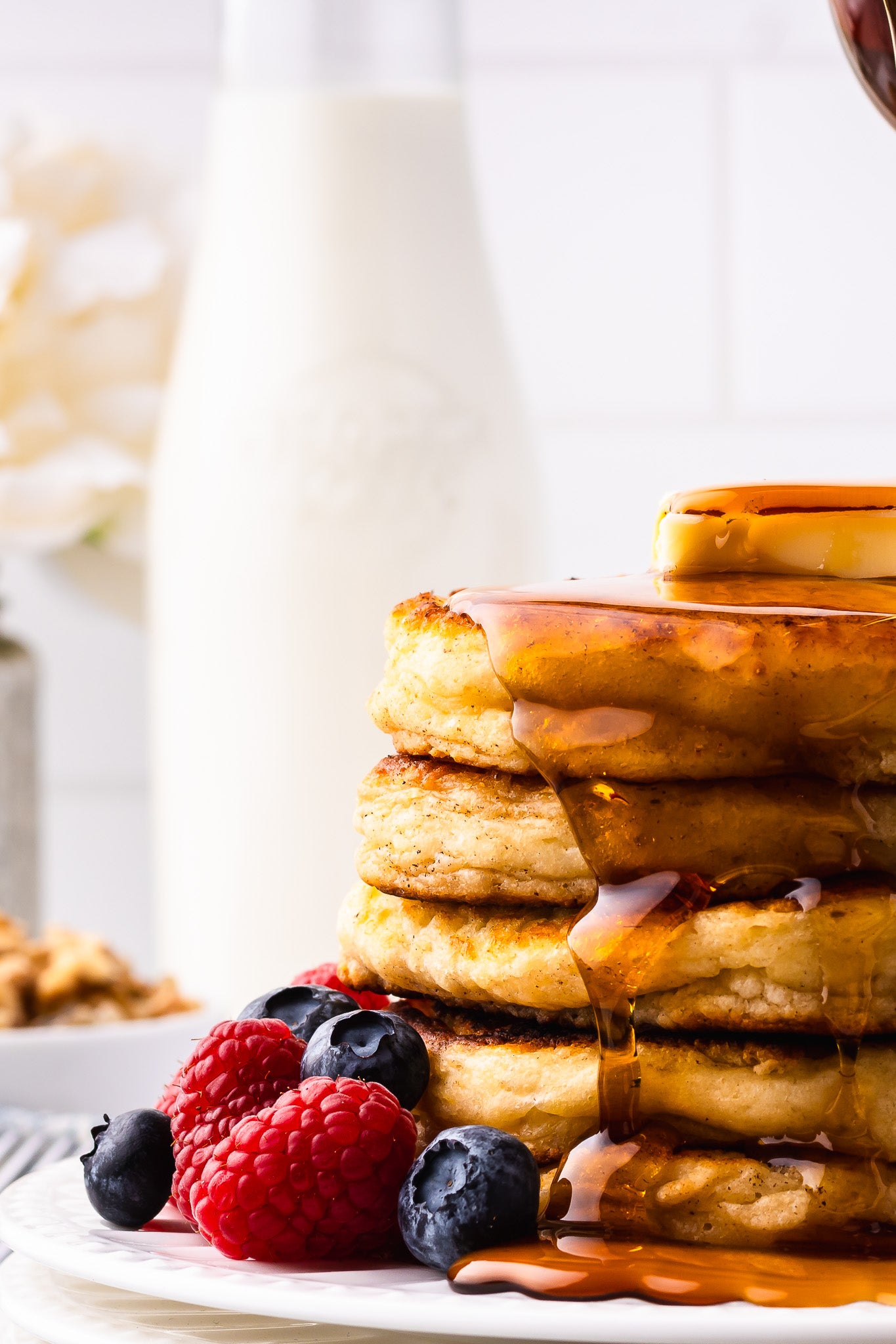 Sourdough discard pancakes