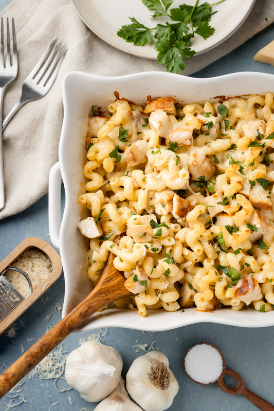 Alfredo Pasta Chicken Bake