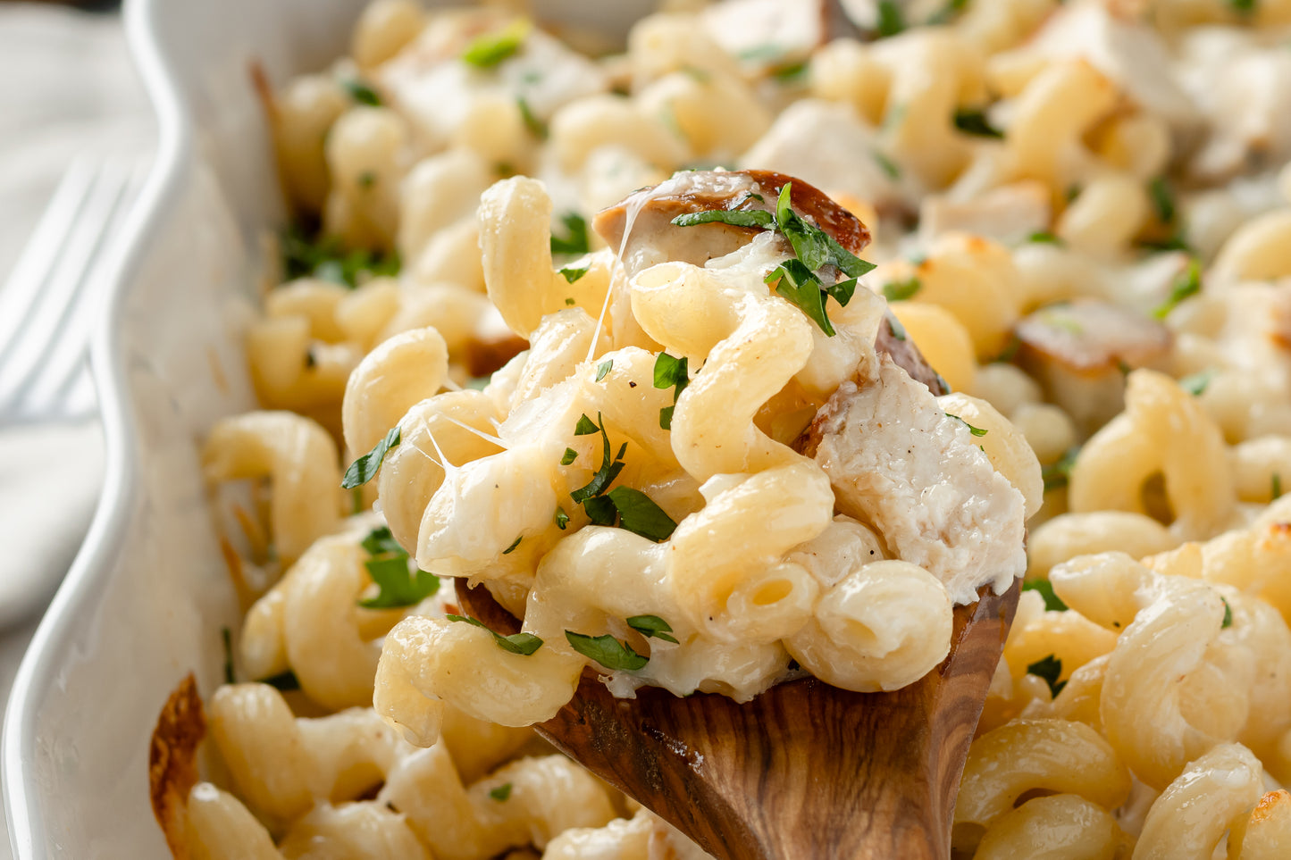 Alfredo Pasta Chicken Bake