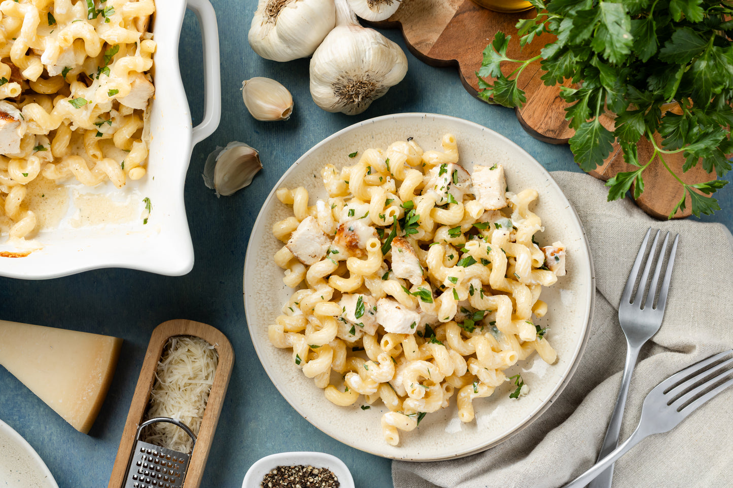 Alfredo Pasta Chicken Bake