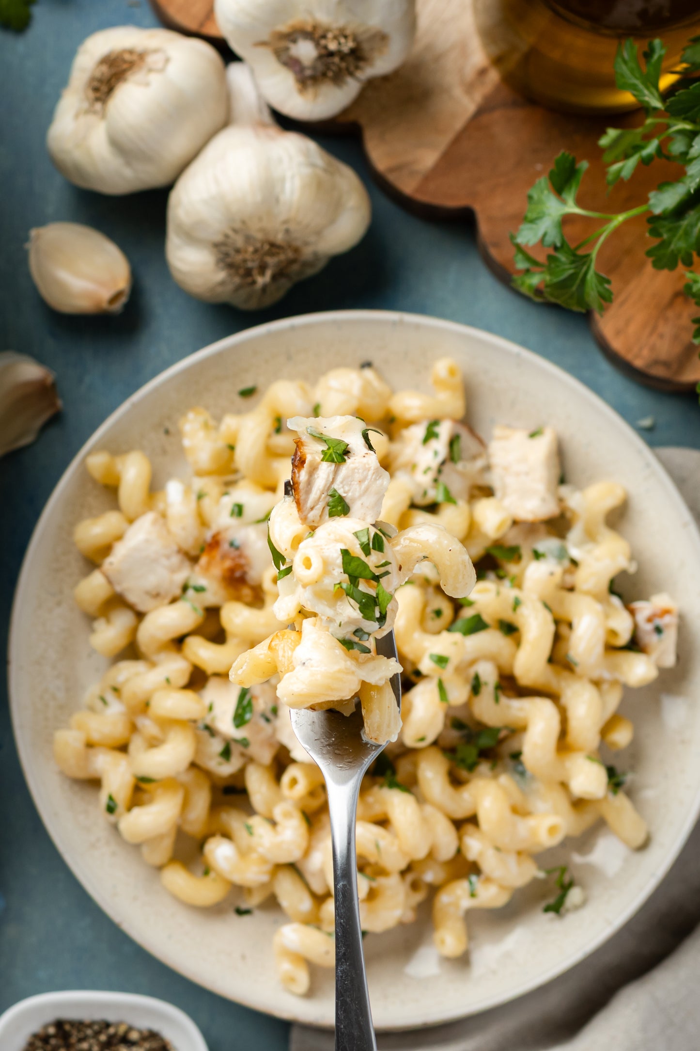 Alfredo Pasta Chicken Bake