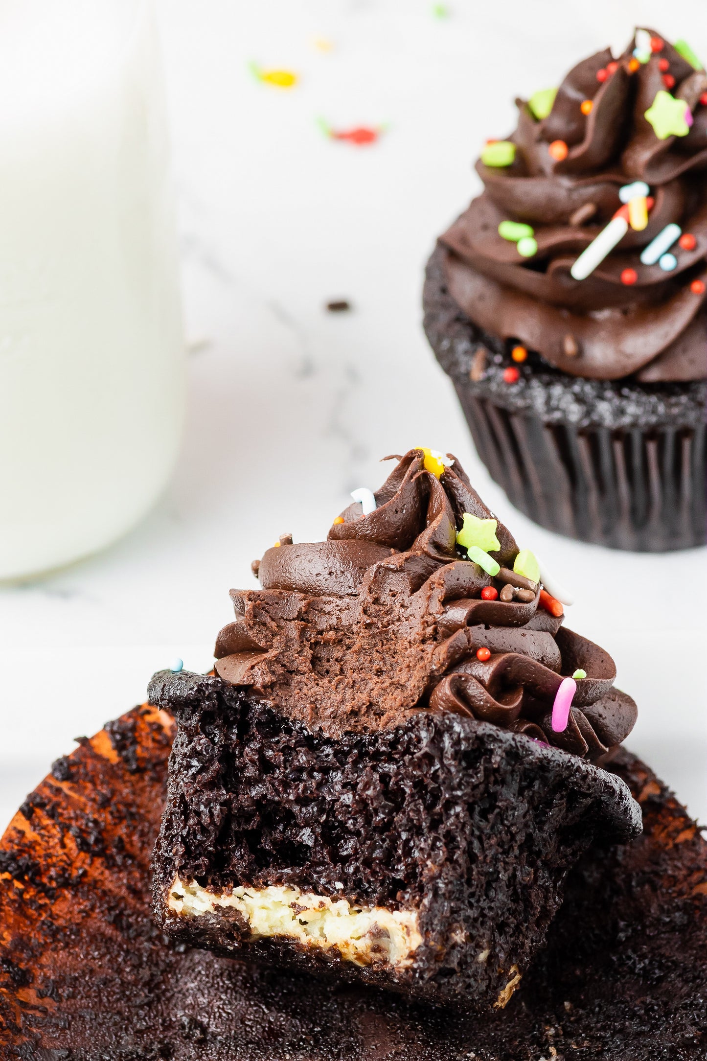 Chocolate Cream Cheese Cupcakes