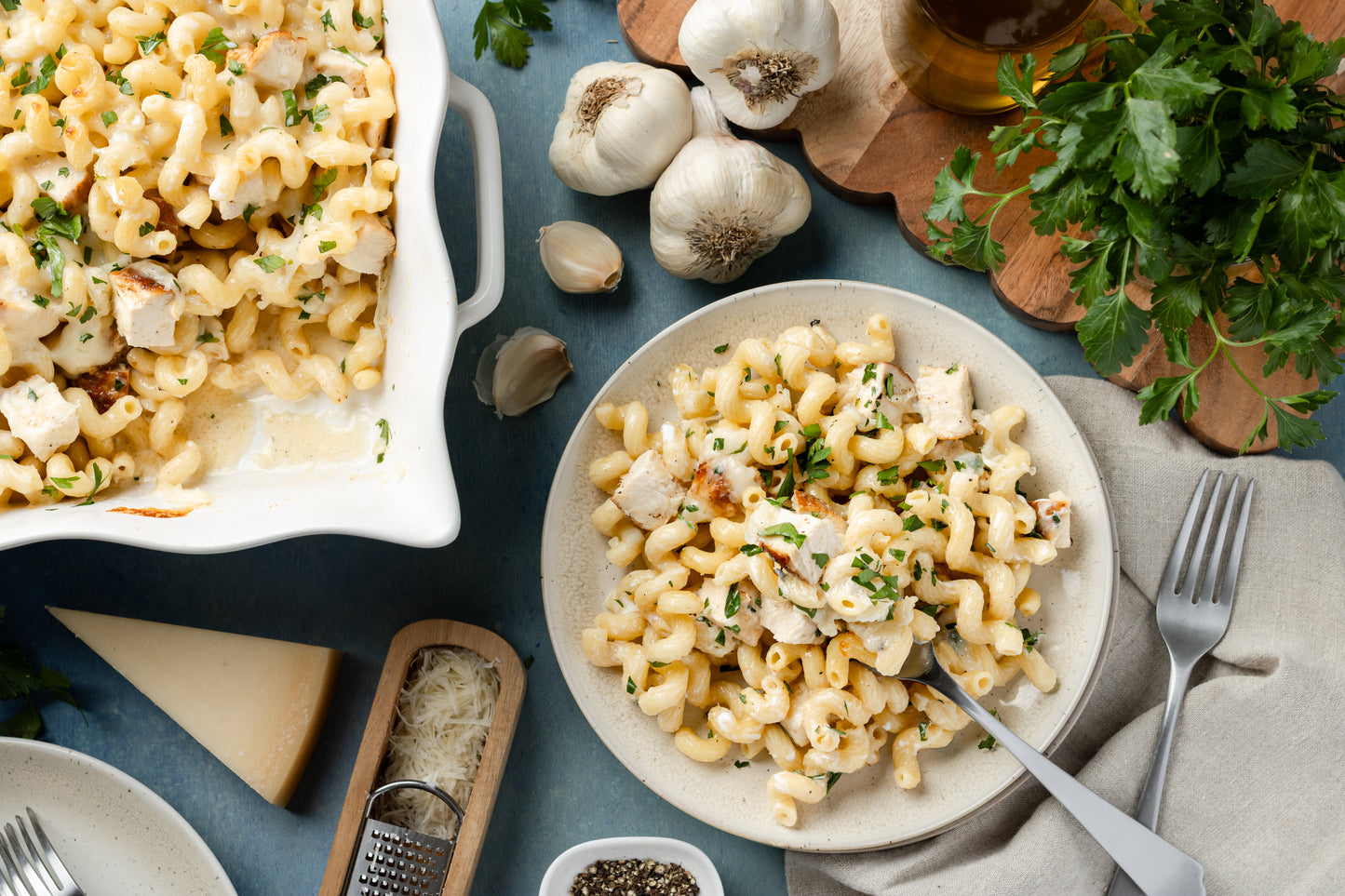 Alfredo Pasta Chicken Bake