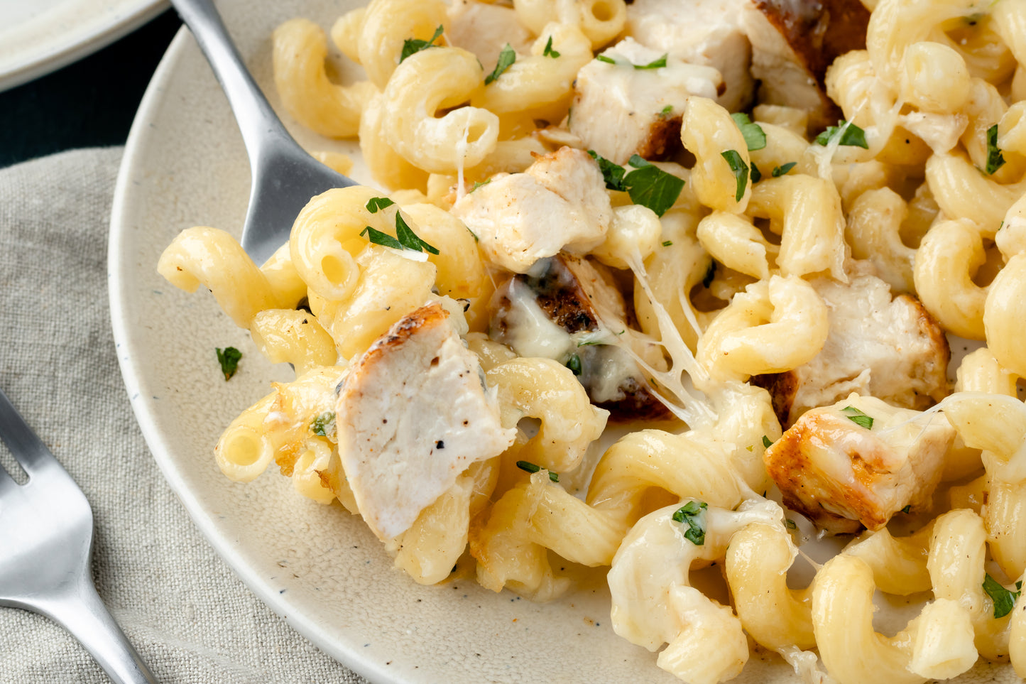 Alfredo Pasta Chicken Bake