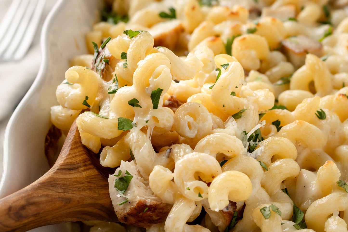 Alfredo Pasta Chicken Bake