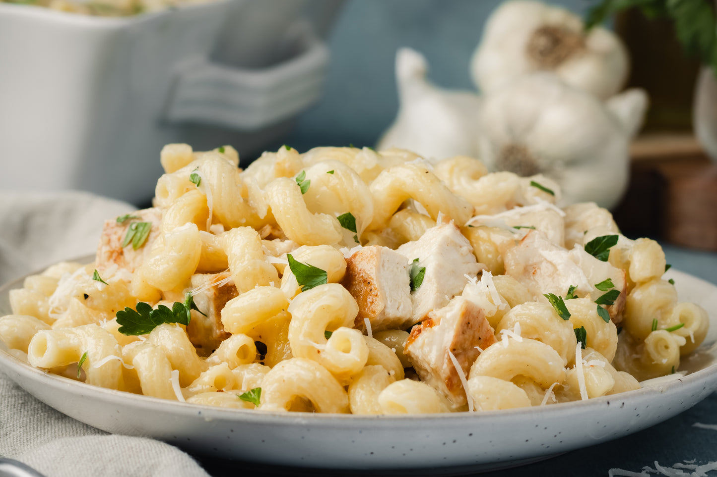 Alfredo Pasta Chicken Bake