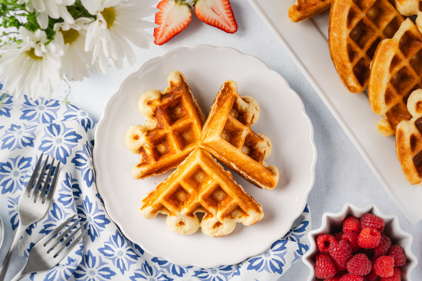 Sourdough Discard Waffles