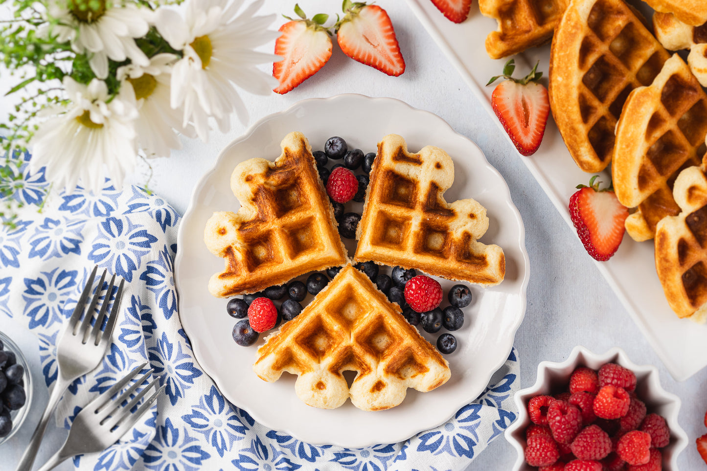 Sourdough Discard Waffles