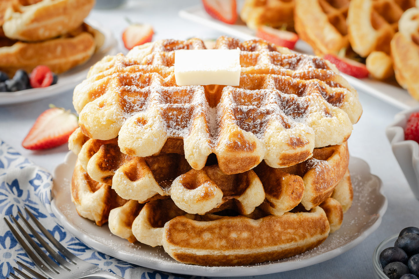 Sourdough Discard Waffles