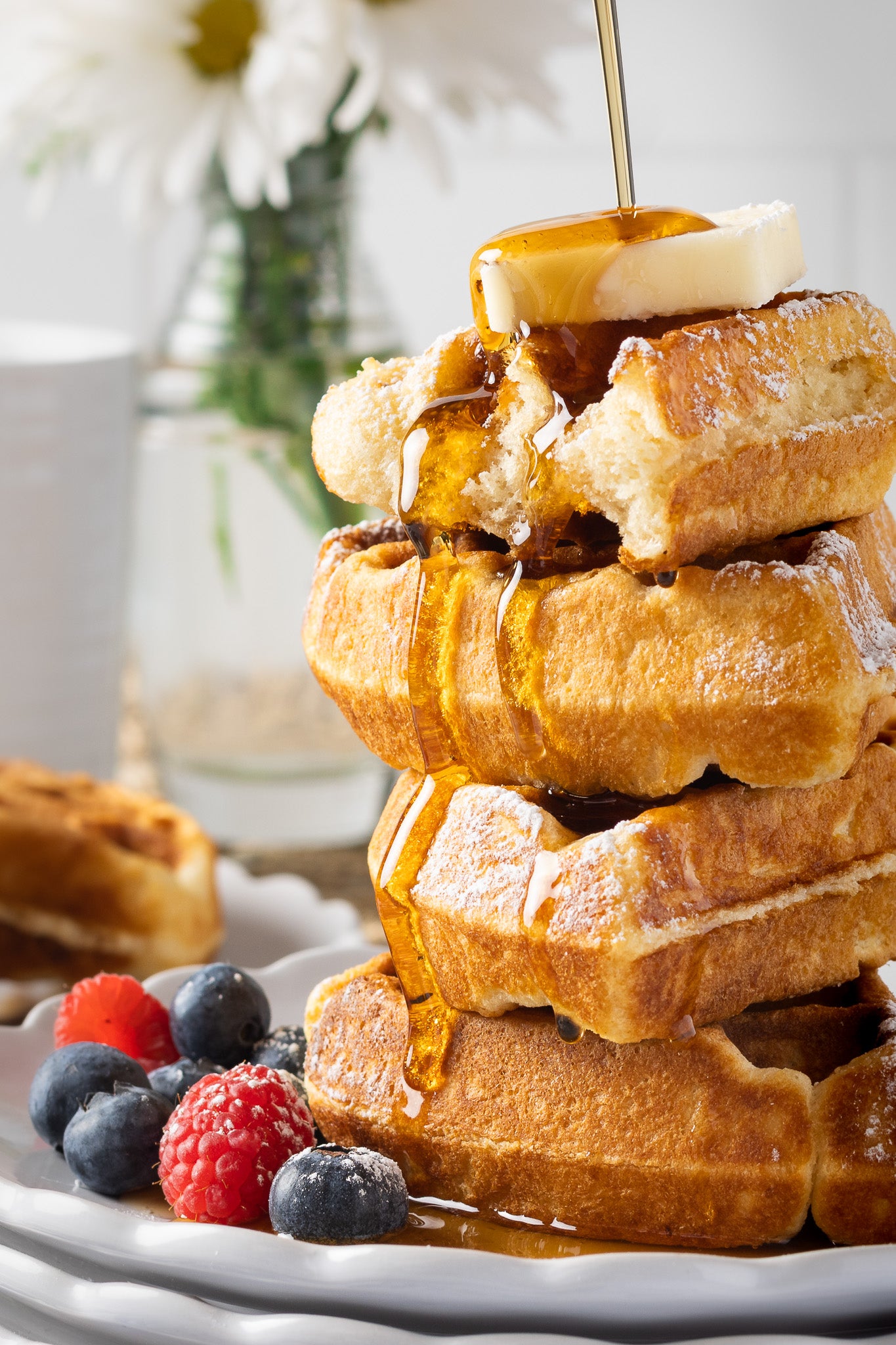 Sourdough Discard Waffles