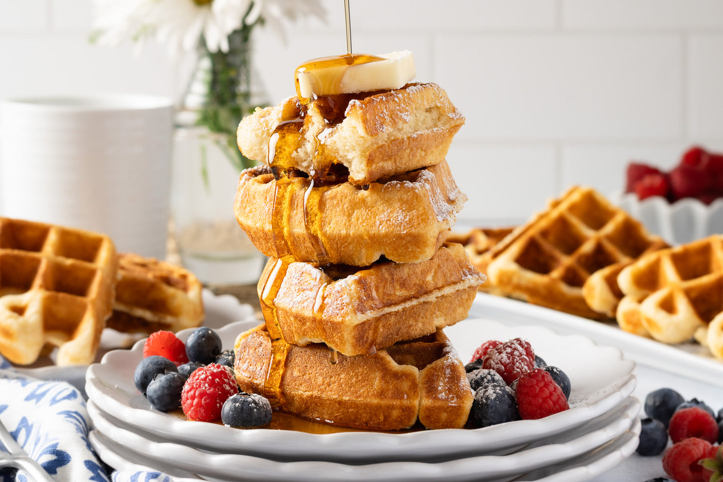 Sourdough Discard Waffles