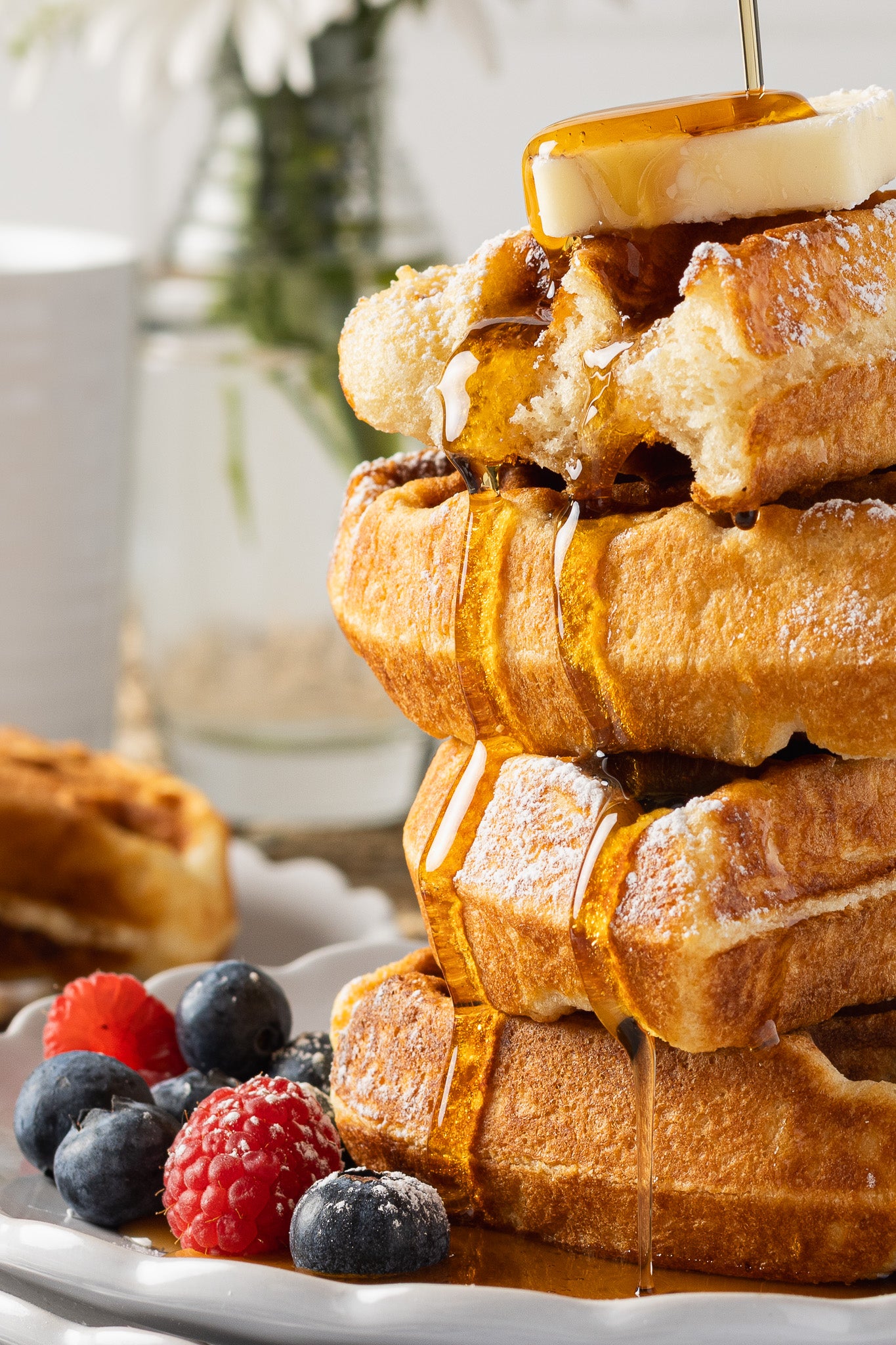 Sourdough Discard Waffles